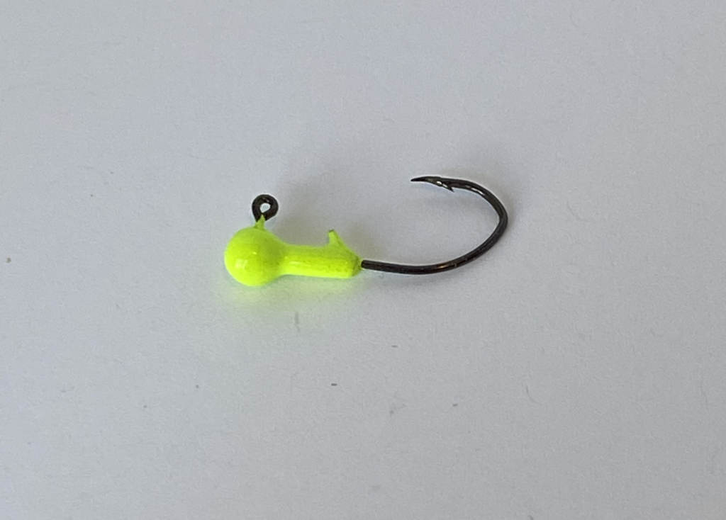 Lead Free Bismuth Tin Jig Heads (Green Chartreuse) Lead Free Fishing